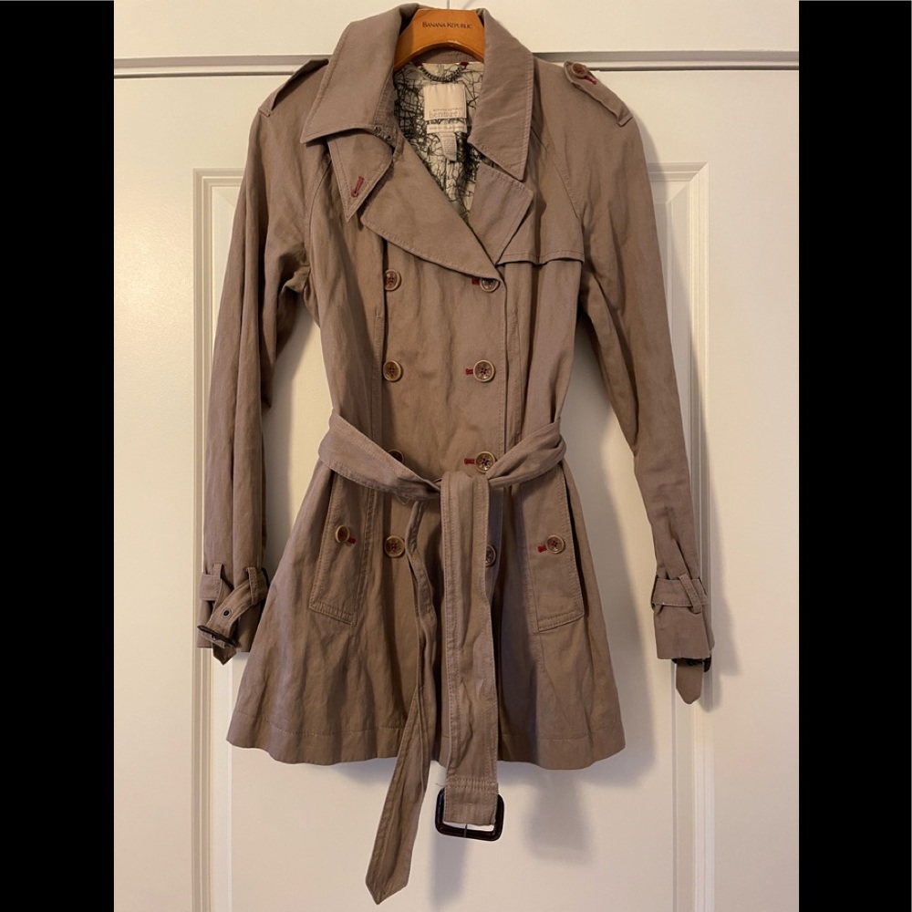 Banana Republic Heritage Vintage Trench-Size Medium